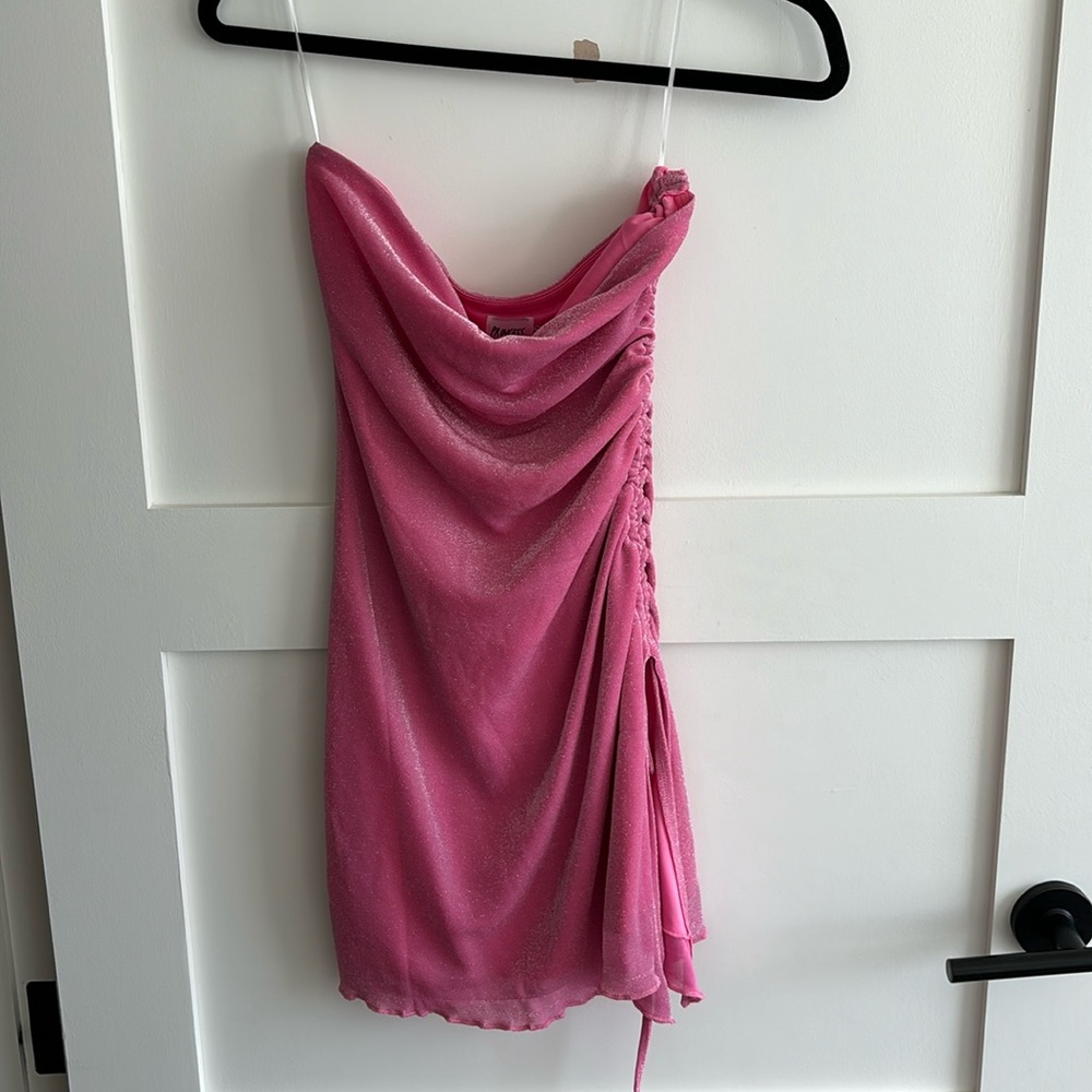 Princess Polly Donelli Mini Dress Pink Sparkles